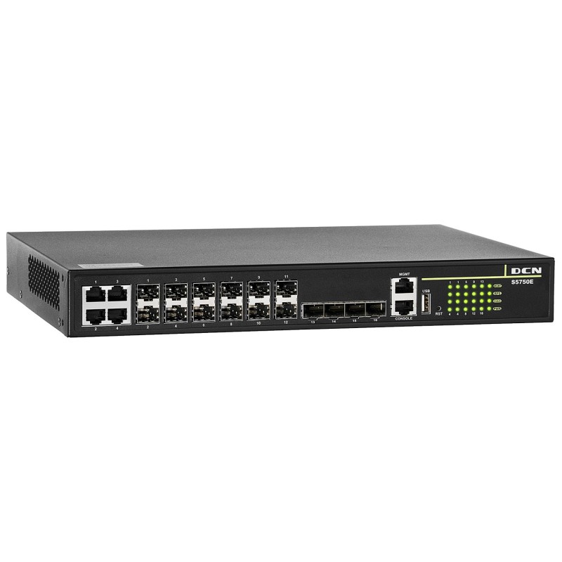 Switch 10-gigabitowy 8-slot SFP + 4 SFP+ +8 combo RJ45/SFP S5750E-16F-SI-D
