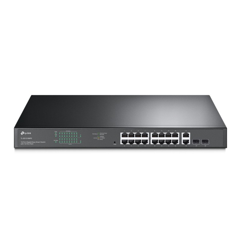 TL-SG1218MPE - switch gigabitowy PoE 16-port + 2 combo RJ45/SFP