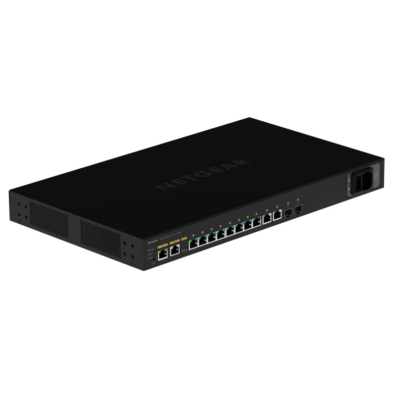 Switch gigabitowy PoE 8-port + 2 RJ45 + 2 SFP+ (GSM4212UX-100EUS)