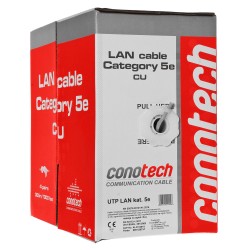 Kabel LAN U/UTP kat.5e Conotech
