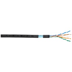 Kabel LAN F/UTP kat.5e Solarix SXKD-5E-FTP-PE UV