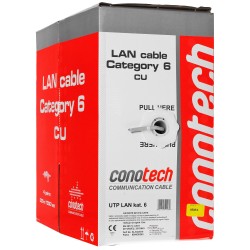Kabel LAN U/UTP kat.6 Conotech