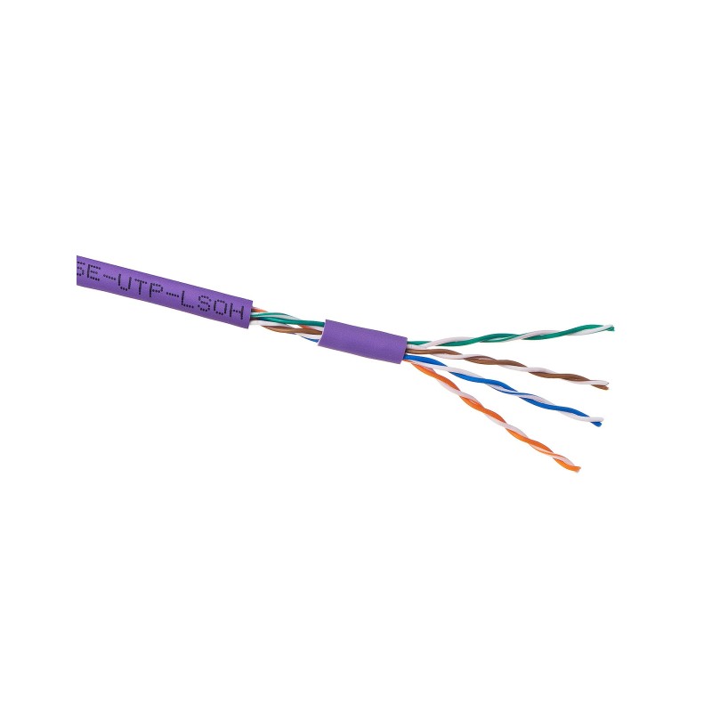 Kabel LAN U/UTP kat.5e Solarix SXKD-5E-UTP-LSOH
