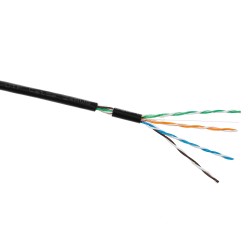 Kabel LAN U/UTP kat.5e Mrowiec UV ŻEL