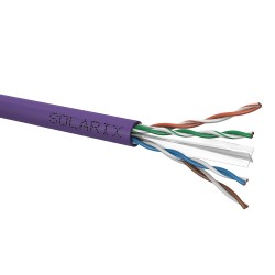 Kabel LAN U/UTP kat.6 Solarix SXKD-6-UTP-LSOH