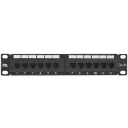 Patch panel 10" PP12 - 12-portów UTP5e