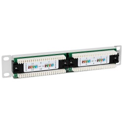 Patch panel 10" PP12 - 12-portów UTP5e