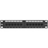 Patch panel 10" PP12 - 12-portów UTP6