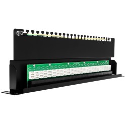 Patch panel telefoniczny 19" PP25 - 25-portów UTP3