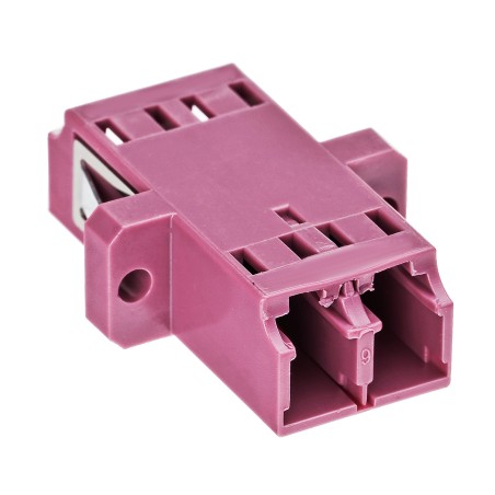 LC MM OM4 duplex - adapter światłowodowy