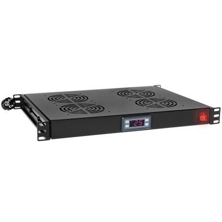 Panel wentylacyjny RACK z termostatem FANSKT4 - 4 wentylatory
