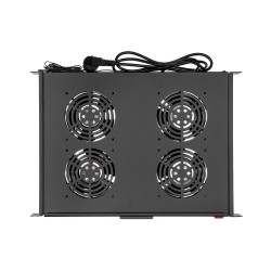 Panel wentylacyjny RACK z termostatem FANSKT4 - 4 wentylatory