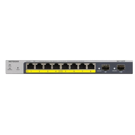 GS110TP-300EUS - switch gigabitowy PoE 8-port + 2 SFP