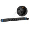 6GN-S(-P) - listwa zasilająca 19" 1U - 6 gniazd SCHUKO