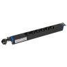 6GN-S(-P) - listwa zasilająca 19" 1U - 6 gniazd SCHUKO