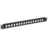 PPK16B - patch panel 19" - 16-portowy Keystone