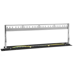 PPK24-1U-B / PPK24-1U-W - patch panel 19" - 24-porty keystone