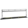 PPK24-1U-B / PPK24-1U-W - patch panel 19" - 24-porty keystone