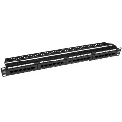 PP24V-1U-UTP6A - patch panel 19" - 24-porty UTP 6a