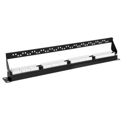 PP24V-1U-UTP6A - patch panel 19" - 24-porty UTP 6a