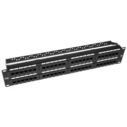 PP48 - patch panel 19" - 48-portów UTP 6A