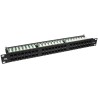 PP48E - patch panel 19" - 48-portów UTP 5e