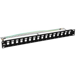 PPK16O-1U - patch panel FTP 19" - 16-portów keystone