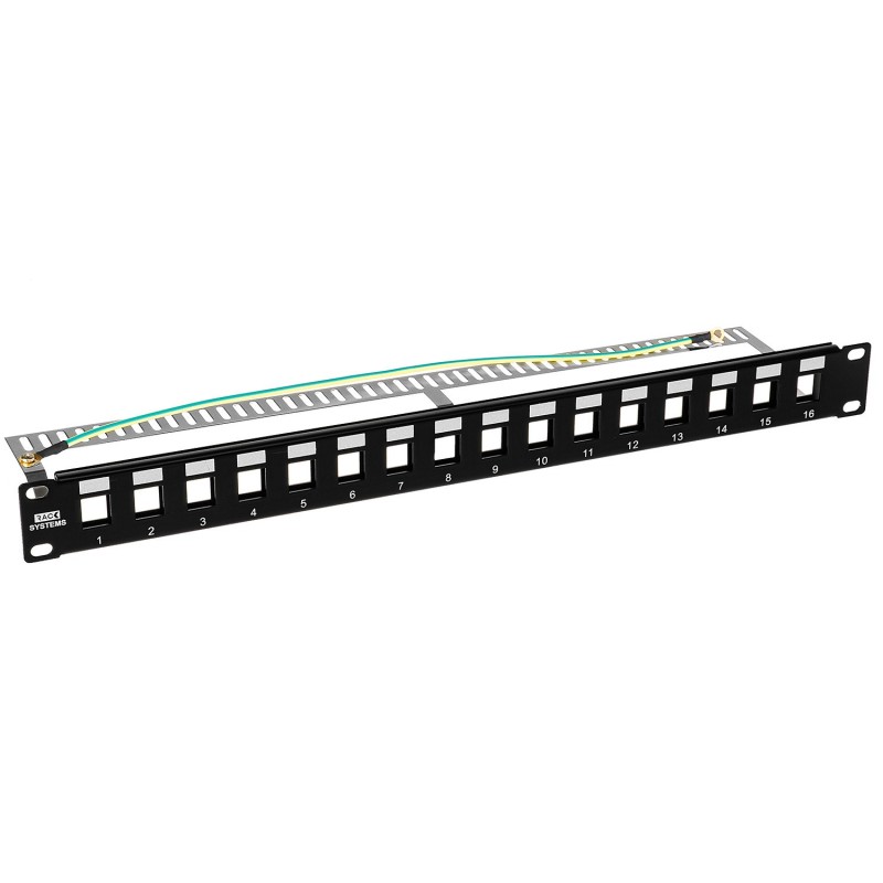 PPK16O-1U - patch panel FTP 19" - 16-portów keystone