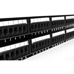 PP48 - patch panel 19" - 48-portów UTP 5e