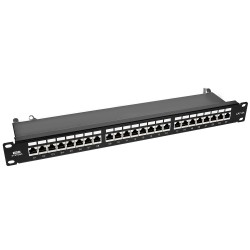 PP24H-1U-FTP6A/B - patch panel 19" - 24-porty FTP 6a