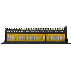 PP24H-1U-FTP6A/B - patch panel 19" - 24-porty FTP 6a