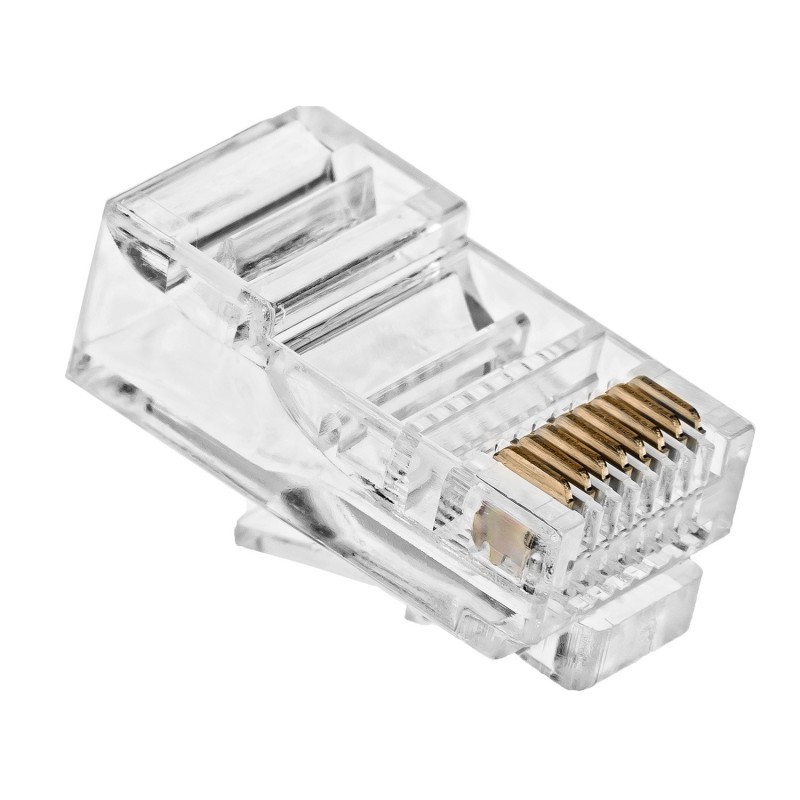 Wtyk RJ45 kat.5e - przelotowy