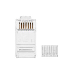 Wtyk RJ45 kat.6a - z prowadnicą