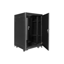 SQ6618/B - Outlet - szafa Rack 19'' szybkiego montażu - 600x600x18U