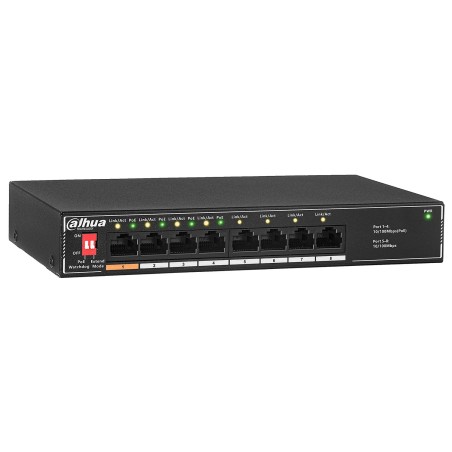 SF1008LP - switch PoE 4-port + 4 RJ45