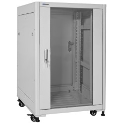 SQ6615 - szafa Rack 19'' szybkiego montażu - 600x600x15U