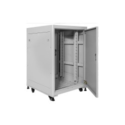 SQ6615 - szafa Rack 19'' szybkiego montażu - 600x600x15U