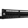 PP24H-1U-UTP6/B - patch panel 19" - 24-porty UTP 6