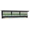 PP24H-1U-FTP5E/B - patch panel 19" - 24-porty FTP 5e