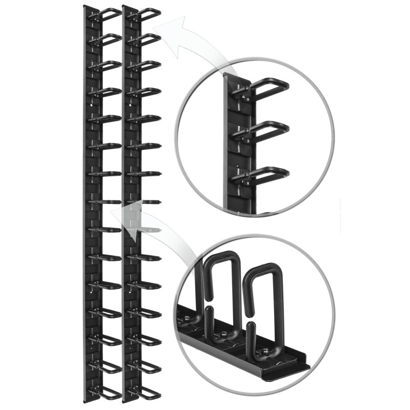 V-OP15 - pionowy organizer kabli