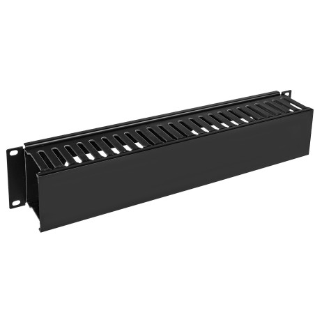 OP21-B - poziomy organizer kabli 19" 1U