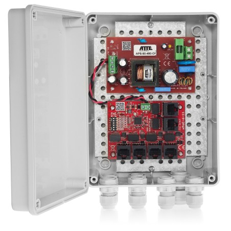 IP-5-11 - switch PoE (extender) 5-port + 1 RJ45