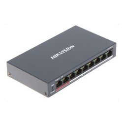 DS-3E0109P-E/M(B) - switch PoE 8-port + 1 RJ45