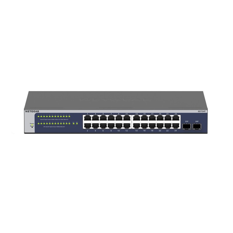 GS724Tv6 - switch gigabitowy 24-port + 2 SFP