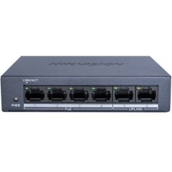 DS-XS0106-P/Polish - switch PoE 4-port + 2 RJ45