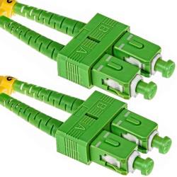 Patchcord światłowodowy SC/APC-SC/APC SM G652D / G657A1 duplex