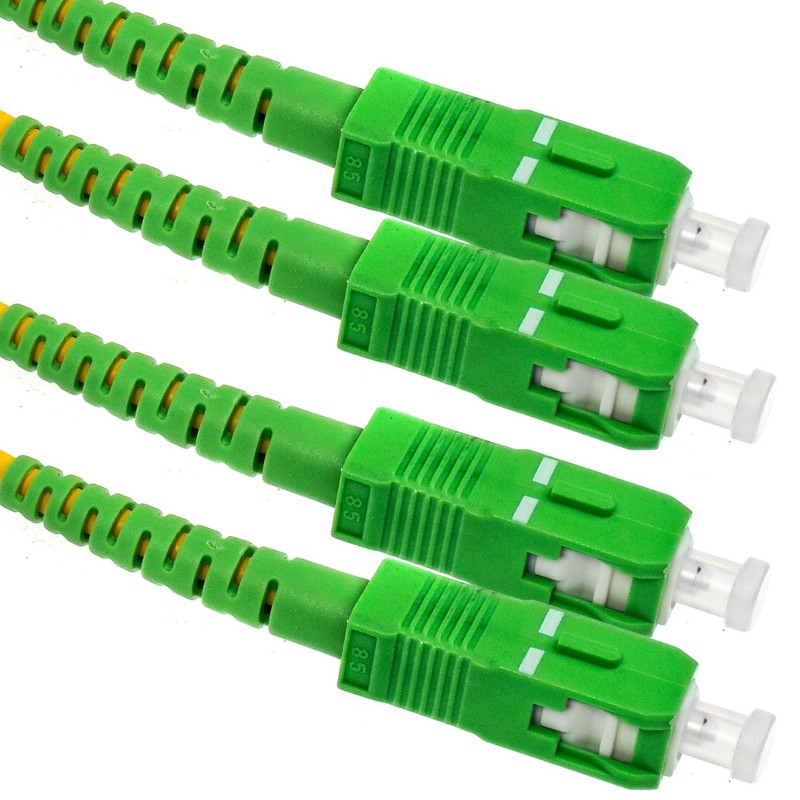 Patchcord światłowodowy SC/APC-SC/APC SM G657A1 duplex