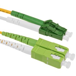 Patchcord światłowodowy SC/APC-LC/APC SM G657A1 duplex