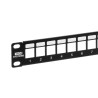 PPK24B-1U-UTP-B - patch panel UTP 19" - 24-porty keystone