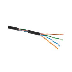Kabel LAN U/UTP kat.5e Conotech UV ŻEL